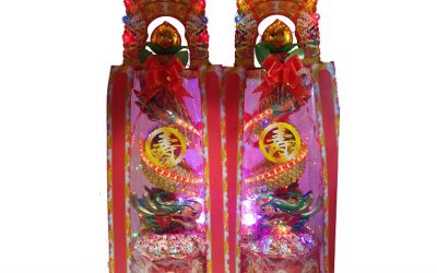 神明壽誕用龍柱6尺、六尺，七彩led燈變化氣派大方